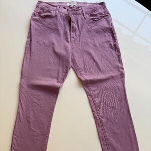 Light Purple Frame Skinny Denim Jeans - size 30